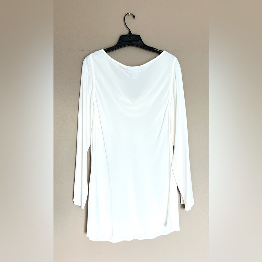 Soft Surroundings White Flowy Tunic & Pants Set - Picture 7 of 11